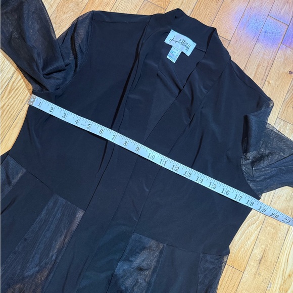 Joseph Ribkoff Black Open Front Cardigan #597 - Picture 3 of 6